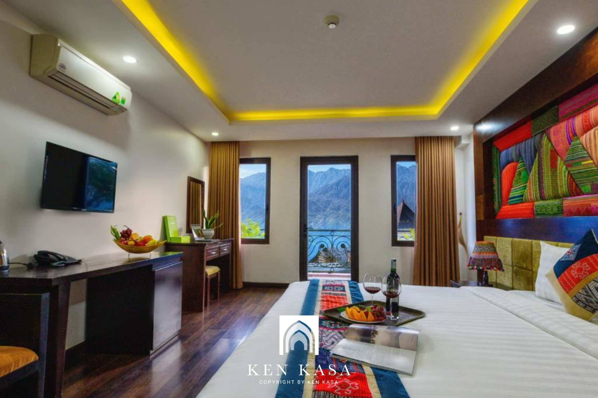 Mẫu ph&ograve;ng deluxe đẹp Mộc hotel sapa